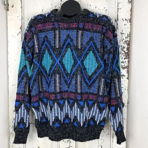 Bright color pullover sweater